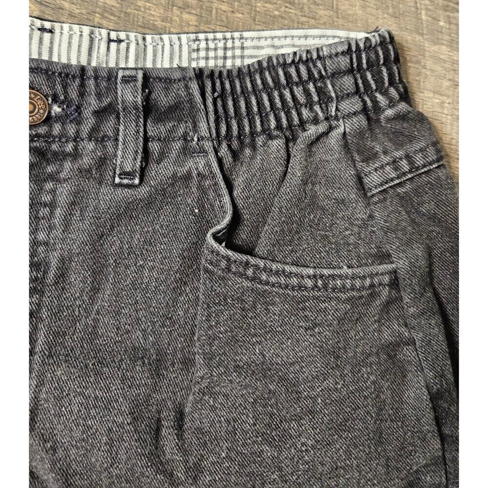 Lee Vintage 90s High Waisted Black Denim Shorts - Picture 4 of 10